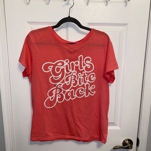 Girls bite back T-shirt